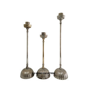 Fabuloso diseño boda real portavelas de lujo elegante Metal Navidad 3 en 1 tarro de vela único de hormigón - Product Image 6