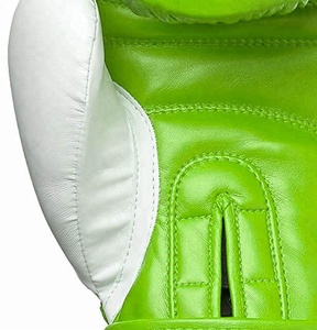 Nuevos Guantes de Boxeo Profesionales de Cuero Puro, Logotipo Personalizado, Marca Propia, Entrenamiento, Venta al por Mayor, Guantes de Boxeo de Cuero con Velcro para MMA - Product Image 2