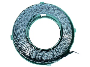 สายรัดเหล็กชุบสังกะสีคุณภาพสูงขนาด25มม. x 10ม. สายรัดโลหะที่ทนทานสำหรับติดตั้งและรองรับการใช้งาน - Product Image 2