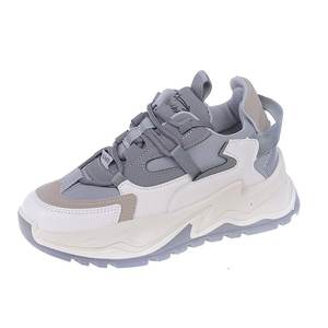 Nuevas Zapatillas Deportivas Casuales para Mujer con Suela Gruesa, Malla Transpirable, Cierre de Velcro, Tallas Grandes, Entresuela de EVA y Parte Superior de Goma PU - Product Image 4