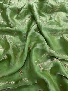 Sari en tissu brodé en soie spatiale, sari de la meilleure qualité - Product Image 3