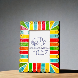 Marco DE FOTOS moderno hecho a mano de La India incrustaciones de resina de hueso de madera personalizadas decoración hermosa de la mejor calidad - Product Image 2