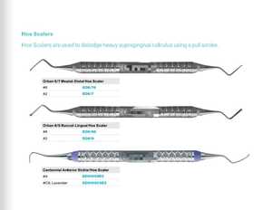 Hu-friedy gracey อุปกรณ์ทันตกรรมคู่มือ Curettes แหล่งพลังงาน - Product Image 5