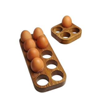 Customizable Wooden <b>Egg</b> <b>Storage</b> Tray Eco Friendly Kitchen Organizer OEM Vietnam Factory - Product Image 2