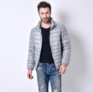 Bubble Winter Resistant Packable Lightweight Hooded Puffer Oem Custom Breathable Quilted Padded Puffer <b>Jacket</b> <b>for</b> <b>Men</b> - Product Image 3