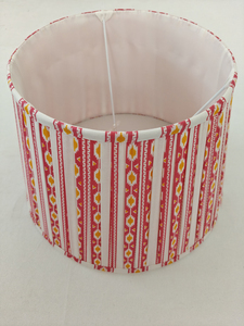 Modern Industrial Elegant Teal <b>Red</b> Bohemian Pattern Handcrafted Pleated Lampshade <b>Light</b> Covers Unique Home Decor Accent Bedroom - Product Image 3