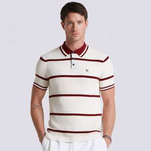 Nuevo Diseño de Camiseta de Cuello Alto para Hombre, Spandex/Poliéster, Jacquard de Punto, Serigrafía, Manga Corta, Venta al por Mayor, Personalizado - Product Image 6