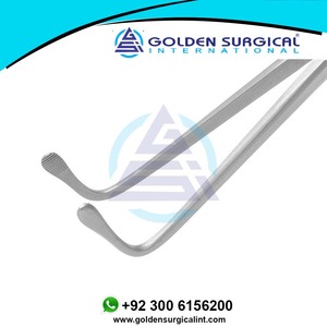 Pince à dissection Waterston coudée à 90 degrés, embouts dentelés à mâchoire de 35mm, longueur totale de 155mm - Product Image 3