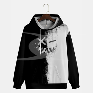 เสื้อฮู้ดผ้าคอตตอนพิมพ์ลายสำหรับผู้ชายเสื้อฮู้ดผ้าคอตตอนกันความร้อนใส่สบาย100% - Product Image 1