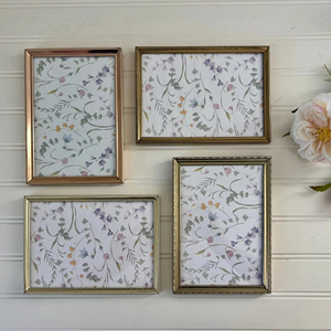 Marco de pared Simple dorado atemporal, elegante soporte decorativo para imagen para el hogar, oficina, galería de exhibición, evento, regalo, recuerdo - Product Image 1