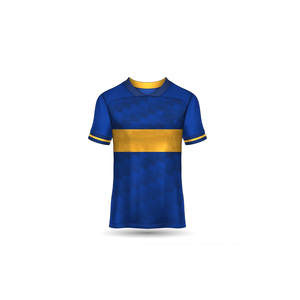 Camisetas de fútbol en blanco lisas hechas a medida OEM al por mayor - Product Image 3