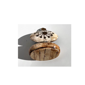 กล่องเครื่องประดับทรงกลมแบบฝังกระดูกดีไซน์งานฝีมืออินเดียเป็นมิตรกับสิ่งแวดล้อมสำหรับจัดเก็บและจัดแสดง - Product Image 6