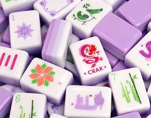 Jeu de <span class=keywords><strong>Mahjong</strong></span> en Acrylique Bleu de Haute Qualité, Portable et Pliable, Style Moderne, pour le Divertissement à Domicile (<span class=keywords><strong>Mahjong</strong></span> Américain) - Product Image 1