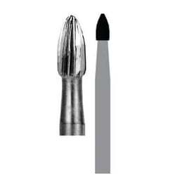 แบรนด์บ้านเรือน FG # 7408 ใบมีด 12 ใบ รูปทรงไข่ T&F Bur บรรจุ 10 ชิ้น แหล่งพลังงานจากกังหัน - Product Image 1