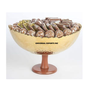 Cuenco de chocolate de diseño de última tendencia para Oriente Medio, cuenco dulce decorativo pulido con espejo, cuenco de chocolate de lujo de forma redonda - Product Image 4