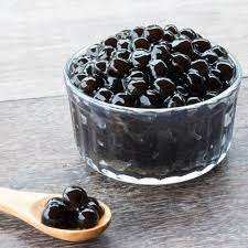 Suministro de fábrica, polvo de perlas de tapioca con sabor a azúcar moreno, redondo para té de la leche, ingredientes de té de burbujas boba - Product Image 6