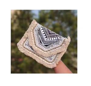 Jute Canvas Pouch <b>Bags</b> With Handle Customize Size Deluxe Quality Eco Friendly 100% Pure Rectangle Shape Natural Sacks For Women - Product Image 6