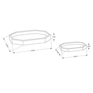 Unique Shape Wooden Bone Inlay <b>Tray</b> Handcrafted Designer Multiuse <b>Tray</b> for Serving <b>Snacks</b> Display and Elegant Home Decor - Product Image 3