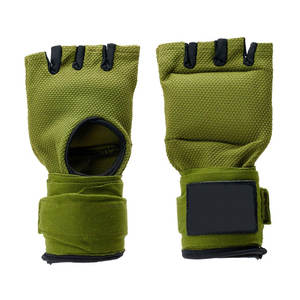 Guantes interiores acolchados unisex de neopreno con logotipo personalizado con envolturas para las manos Boxeo Entrenamiento Fitness Gimnasio Levantamiento de pesas Cómodas urdimbres para las manos - Product Image 4