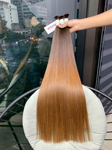 Extension de cheveux en vrac Ombre Noir et Brun 100% Cheveux Vietnamiens 55cm de l'usine en gros - Product Image 3