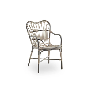 เก้าอี้รับประทานอาหารหวายกลางแจ้งสไตล์บ้านไร่สำหรับร้านอาหารโรงแรมผลิตโดยช่างฝีมือชาวเวียดนาม - Product Image 1