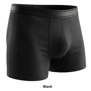 Caleçons boxers respirants mi-taille en coton modal pour hommes avec logo à la taille, sous-vêtements unis - Product Image 2