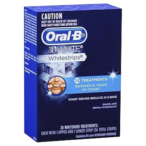 Bandes blanchissantes pour les dents Oral-B sans peroxyde, 28 traitements pour un sourire plus éclatant (usage domestique, fabriqué en Allemagne, modèle 789654) - Product Image 2