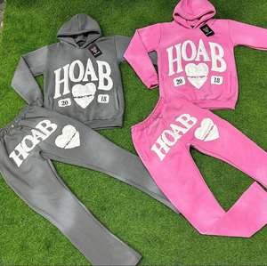 Sudadera con Capucha y Cremallera de Primera Calidad OEM 2026, Personalizada, de Alta Calidad, Lavada al Ácido, con Bordado Desgastado, Impresión Térmica, Chándal para Hombre - Product Image 3