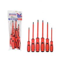 Tournevis isolé 6 en 1, haute dureté, haute qualité, CRV, tête plate, tête cruciforme, tournevis domestique, outils d'électricien