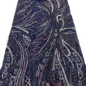 Nouveautés Sequin French Lace Swiss Voile Lace tissu coton dentelle pour hommes - Product Image 2