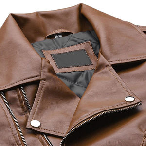 Veste en cuir pour homme, best-seller du fabricant, style streetwear, coupe ajustée, imperméable, respirante, service OEM, prix avantageux - Product Image 5