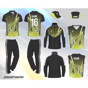 Conjunto completo de uniforme de cricket de ropa deportiva de primera calidad con nombre de equipo personalizado, color y logotipo - Product Image 1