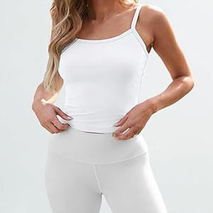 Débardeurs pour femmes Chemise de base sans manches courte extensible pour femmes - Product Image 2
