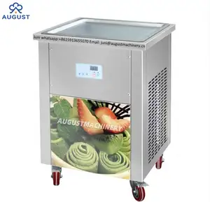pre cooling solar power operated soft serve ice cream maker machine for ice cream in plate
