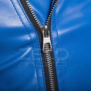 Chaqueta de cuero de manga larga para hombre de piel de vaca de alta calidad Diseña tu propio estilo de moda con cuello levantado al mejor precio - Product Image 6