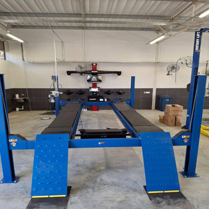Elevador Hidráulico de 4 Postes y 4 Cilindros para Autos, Capacidad de 3000 kg, Certificado CE, Equipo de Garaje, Centro de Reparación de Autos en Venta - Product Image 1