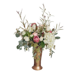 <b>Set</b> of 2 Antique Bronzed Metal Brass Urn <b>Vase</b> High Quality Metal Urn <b>Vase</b> for Garden Decoration New Table <b>Vase</b> - Product Image 3