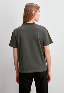 T-shirt personnalisé de haute qualité avec Logo, col rond, 100% coton, Slim, t-shirt femme, vente en gros, classique, blanc - Product Image 6