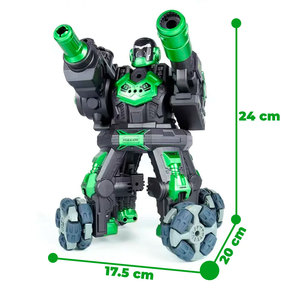 Fun Battles for Kids <b>Remote</b> <b>Control</b> <b>Smart</b> Robot Toy with Hydrogel Ball Sprayer Plastic Musical Toy Chassis for Boys - Product Image 3