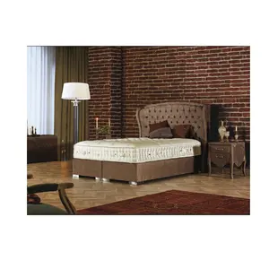 Houseella皇冠加州特大号欧洲弹簧床架最佳质量和价格豪华弹簧床