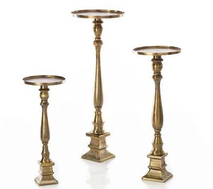 Classic Hammered Pillar <b>Candle</b> Holder Rose Gold Finished Metal <b>Candle</b> Holder Hot Selling Decorative Handmade <b>Candle</b> Stand Holder - Product Image 5