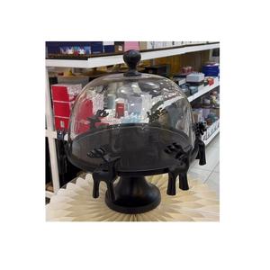 Aluminium <b>Cake</b> Dessert <b>Stand</b> With <b>Glass</b> Lid Fancy Design Rectangle Shape Dessert <b>Cake</b> <b>Stand</b> For Top Selling - Product Image 6