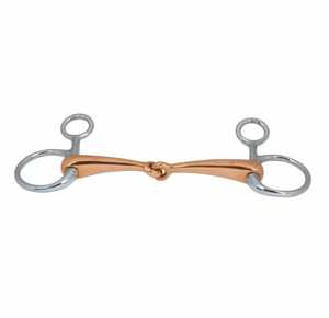 Nouveauté équipement d'équitation personnalisable en gros anneau lâche en fer doux mèche avec incrustation de cuivre et logo personnalisé - Product Image 6