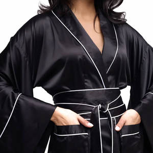 เสื้อคลุมผ้าไหมสำหรับผู้หญิงเสื้อคลุมผ้าไหมดีไซน์สวย - Product Image 6