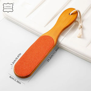 Lime à pied dissolvant de callosités talon manche en bois lime à pédicure lime à pied pour peau morte soins de beauté lime à pied dissolvant de callosités - Product Image 6