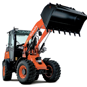 รถตักล้อยางแบบมีข้อต่อ Kubota R070 ขนาดกะทัดรัด กำลังยก 2800 กก. เครื่องยนต์ดีเซล 47.3 กิโลวัตต์ รถแทรกเตอร์ 4900 กก. รับประกันปั๊ม 2 ปี - Product Image 1