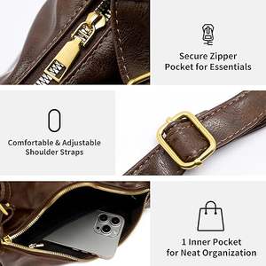 กระเป๋าหนังแฟชั่นสำหรับผู้หญิงทนทานและกว้างขวางสำหรับการผจญภัยประจำวันการเดินทางแบบมืออาชีพ - Product Image 4