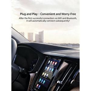 Adattatore Wireless Carplay con Supporto USB-A per Apple Carplay e Android Auto, Include Adattatori USB-A e C, Design Cubico Monolitico - Product Image 4