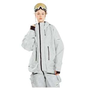 ชุดสกีคุณภาพสูงแบบสั่งทำพิเศษ ระบายอากาศได้ดี เสื้อแจ็คเก็ตกันหิมะอุ่น กันน้ำและกันลม ชุดสกี 10,000 มม. ตะเข็บแบบเทป สำหรับผู้ใหญ่ทุกเพศ - Product Image 3