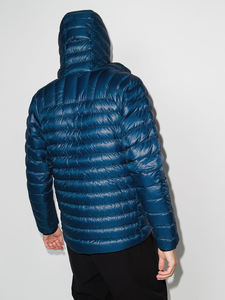 OEM Custom Men's Bomber Polyester Soft Shell Puffer Jacket Unisex Waterproof <b>Fabric</b> with All-Over Printing Logo Zipper Closure - Product Image 5